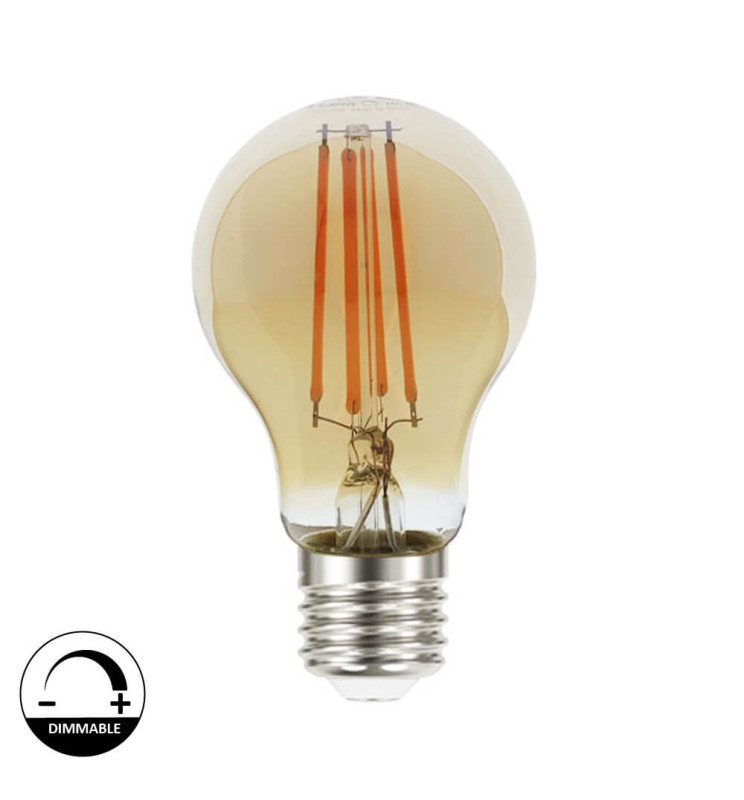 Ampoule LED Filament E27 8W A60 Dimmable