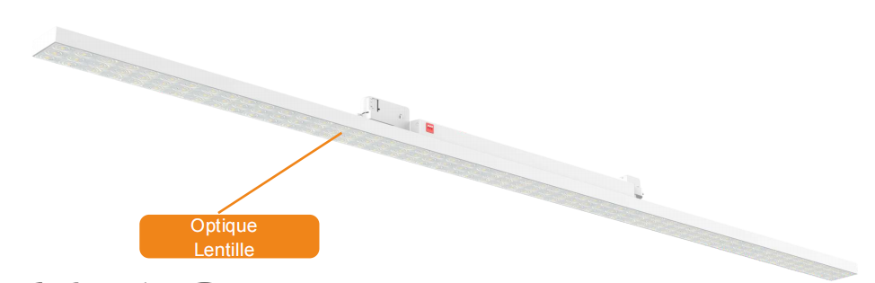 Chemin Lumineux Sur Rail 55W