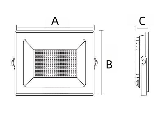 Projecteur Extérieur Slim 50W